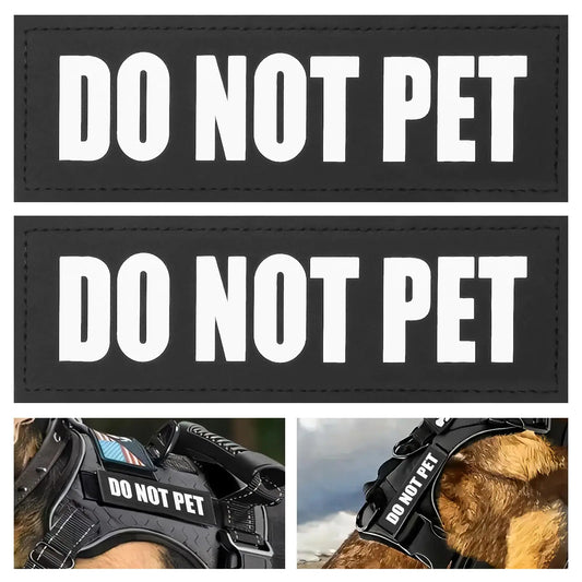 SPS 2-Pack Service Dog Patch Set – Do Not Pet